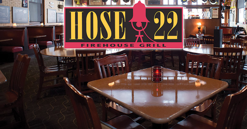 Win Dinner for Two at Hose 22 Firehouse Grill and Banquet Center!
