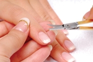if you are trying to grow your nails for the big day, try a weekly manicure